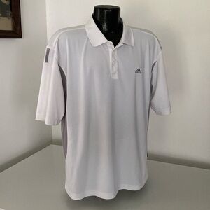 Adidas polo shirt white/Gray M